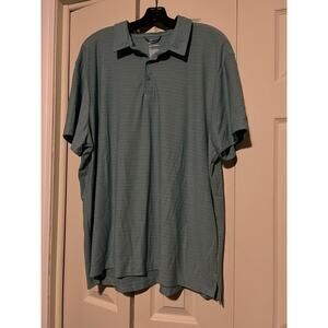 All In Motion Men’s XXL Performance Polo Shirt Green Athletic Casual Stretch